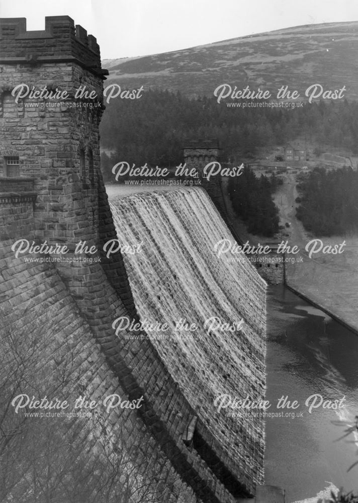 No.1 Dam, Derwent Dam, Derwent Reservoir, c 1940s-60s