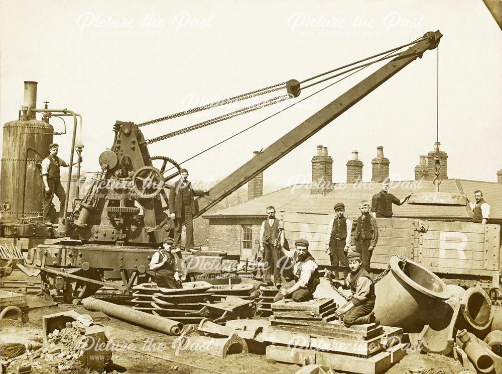 Mobile Crane at Clay Cross Company Depot