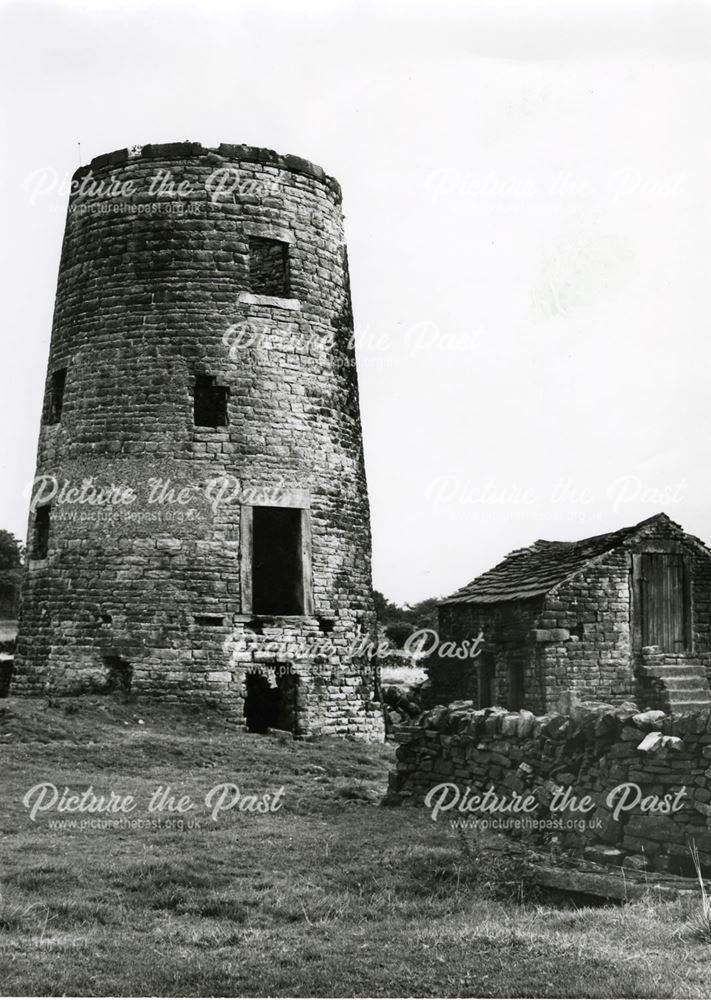 Spancarr Windmill before restoration as a dwelling house