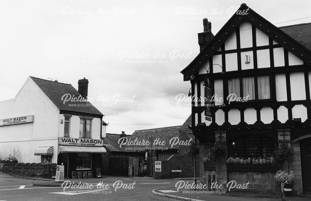 Walt Mason Butcher opposite the Hop Inn