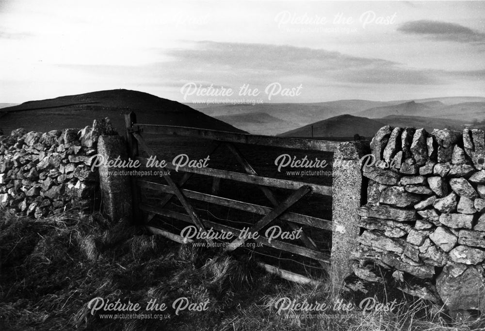 View of High Wheeldon and towards Earl Sterndale