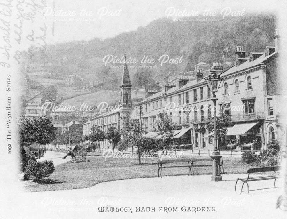 Matlock Bath from the gardens