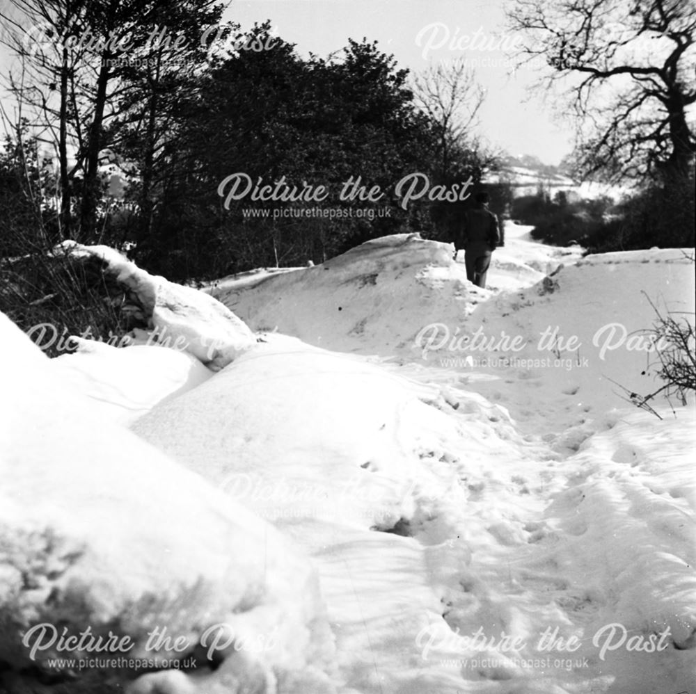 Snow Drifts at Morley 1947