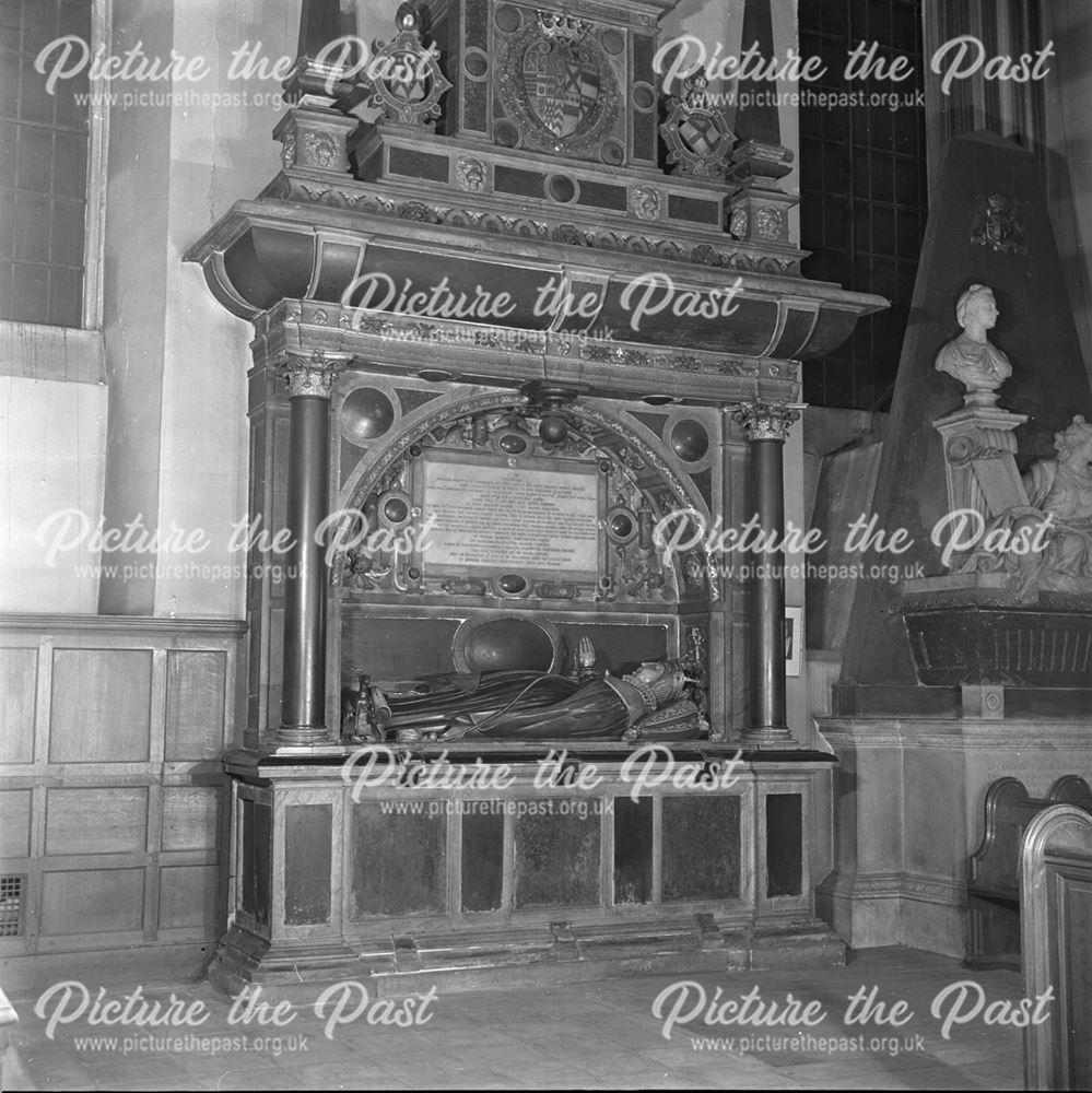 Bess of Hardwicks Tomb Before cleaning