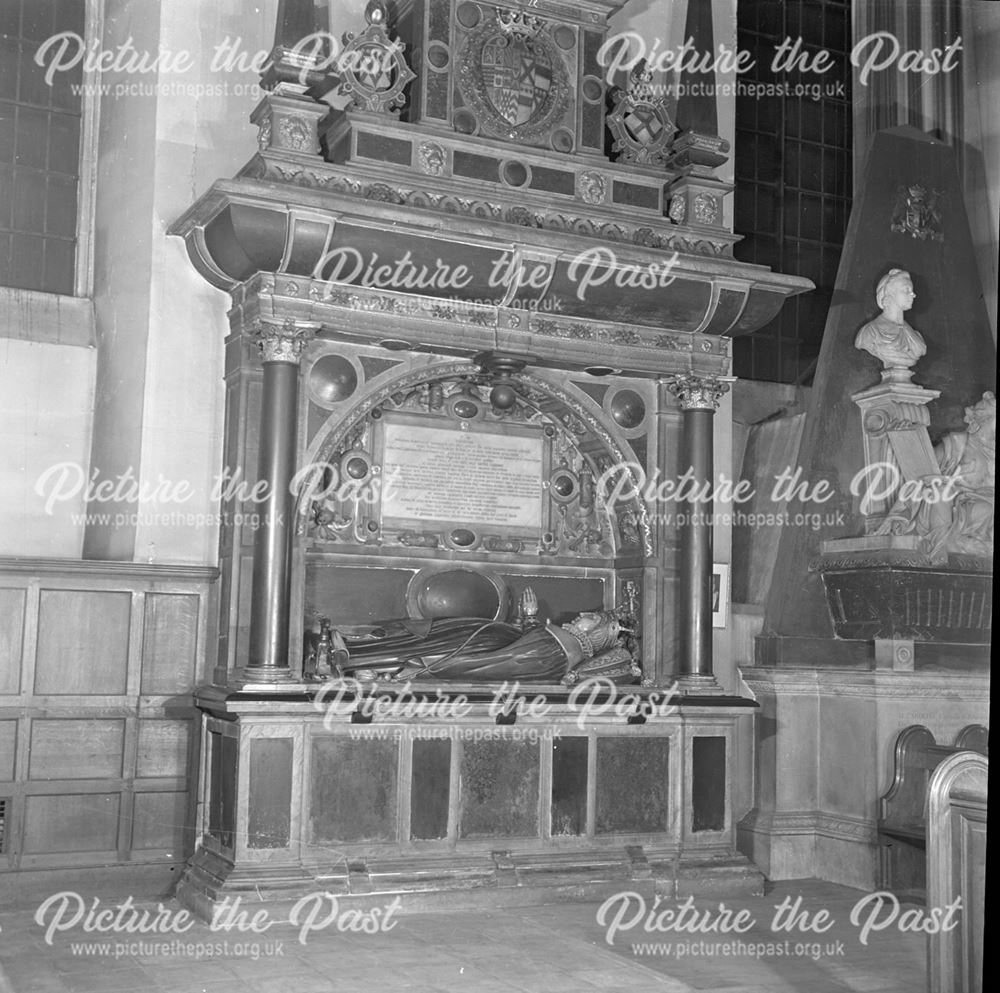 Bess of Hardwicks Tomb Before cleaning