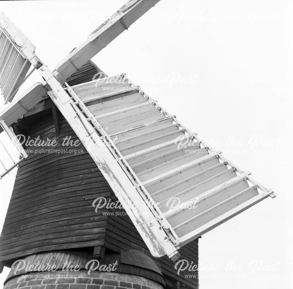 Cat and Fiddle Windmill, Cat and Fiddle Lane, Dale Abbey, 1970