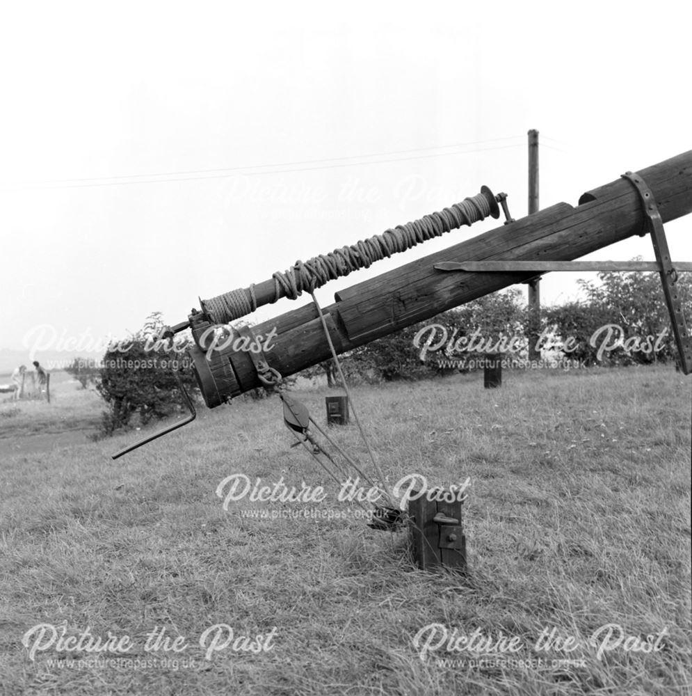 Cat and Fiddle Windmill, Cat and Fiddle Lane, Dale Abbey, 1970