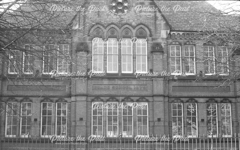 Ashgate Old School Buildings, Ashbourne Road, Derby, 1974