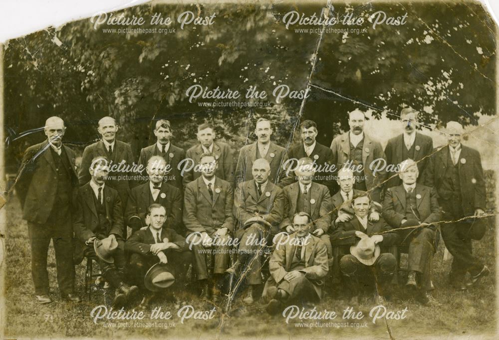 Some of the members of the original committee of Ashover Show