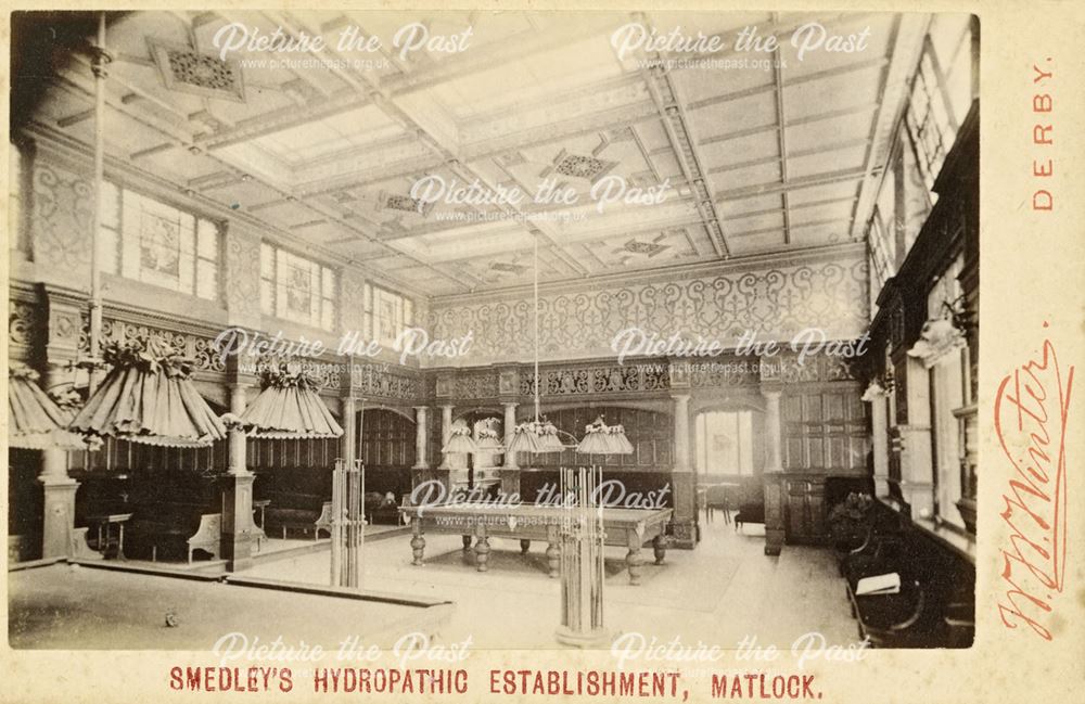 Smedley's Hydro Interior - The Billiard Room.