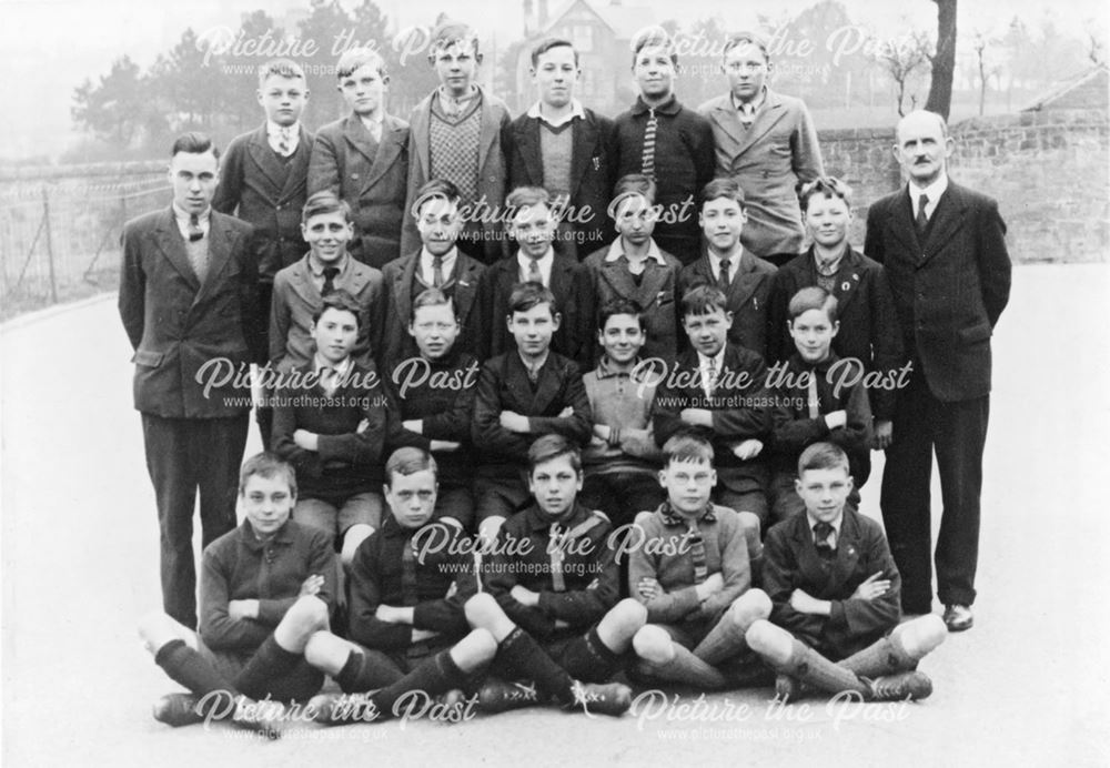 County School Pupils, Matlock, c 1940s