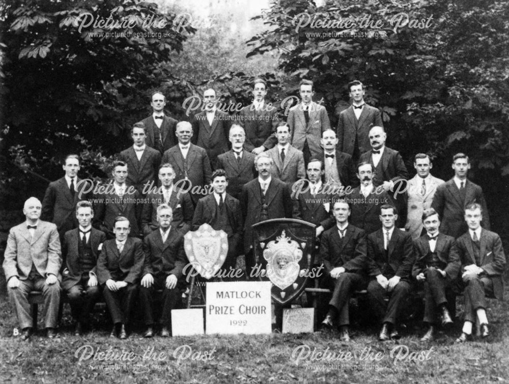 Matlock Prize Choir, 1922