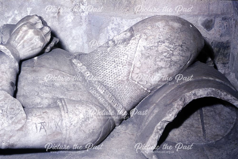 Head with Esses, one of the knights of the House of Lancaster, Longford Church?