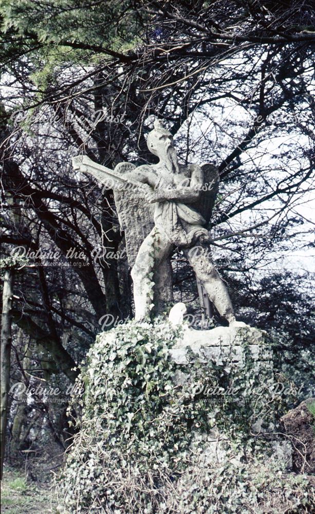 Father Time Statue, Tissington Hall