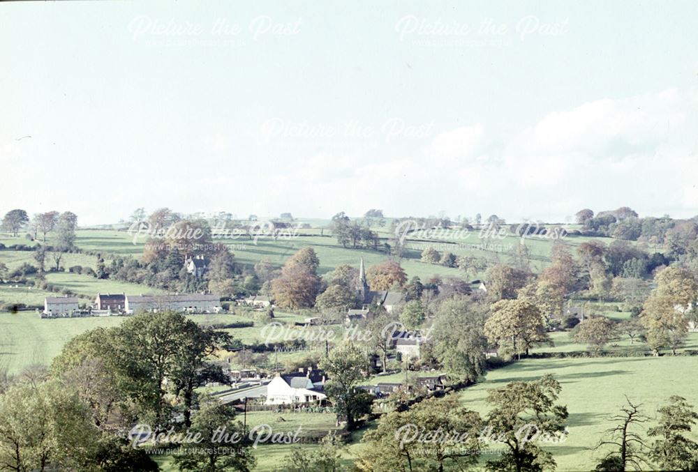 View of Fenny Bentley village