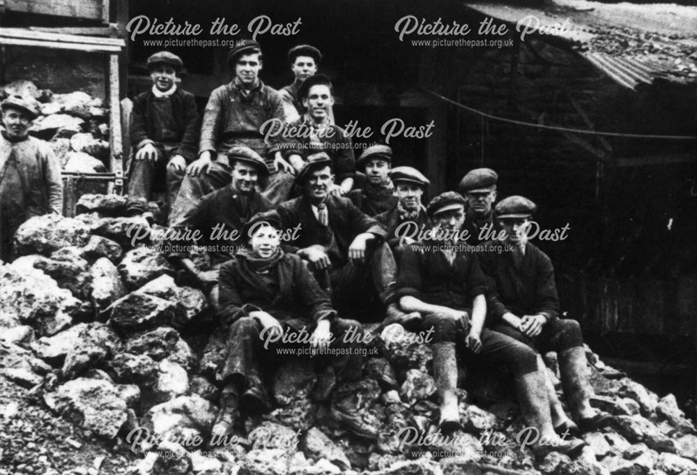 Workers at Mill Close Mine, 1930s