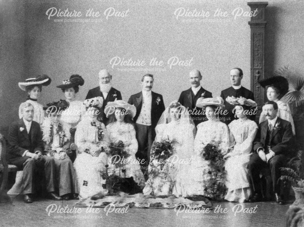 Wedding of Emily Evans and Cecil Goward, 1904