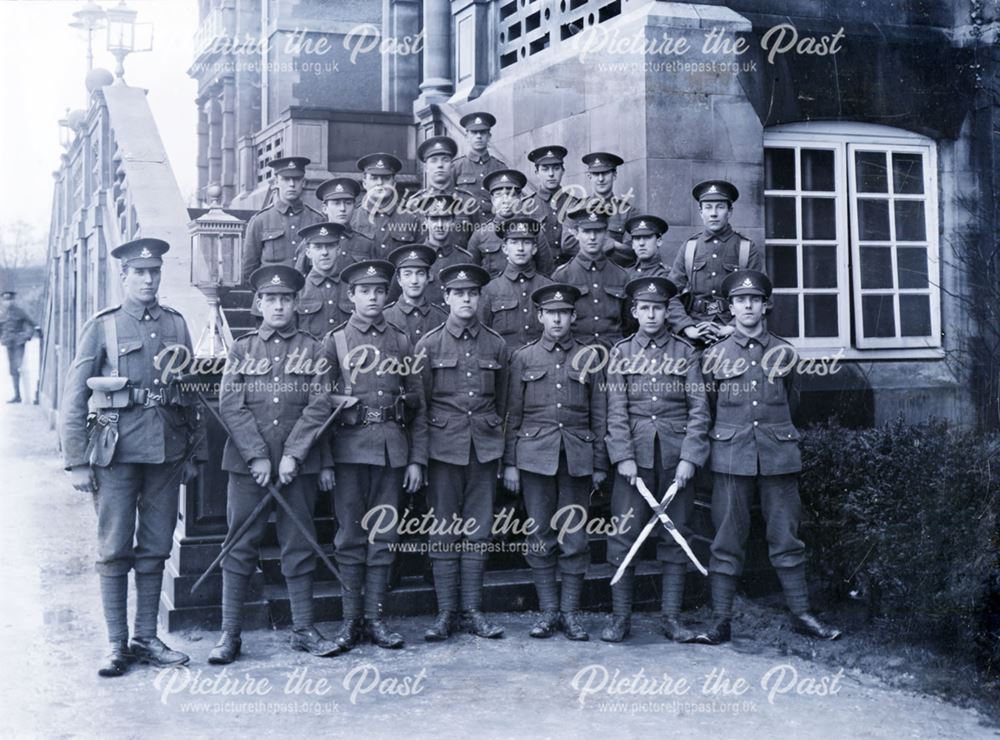 Notts and Derby Battalion, Empire Hotel?, The Park, Buxton, c 1914-15