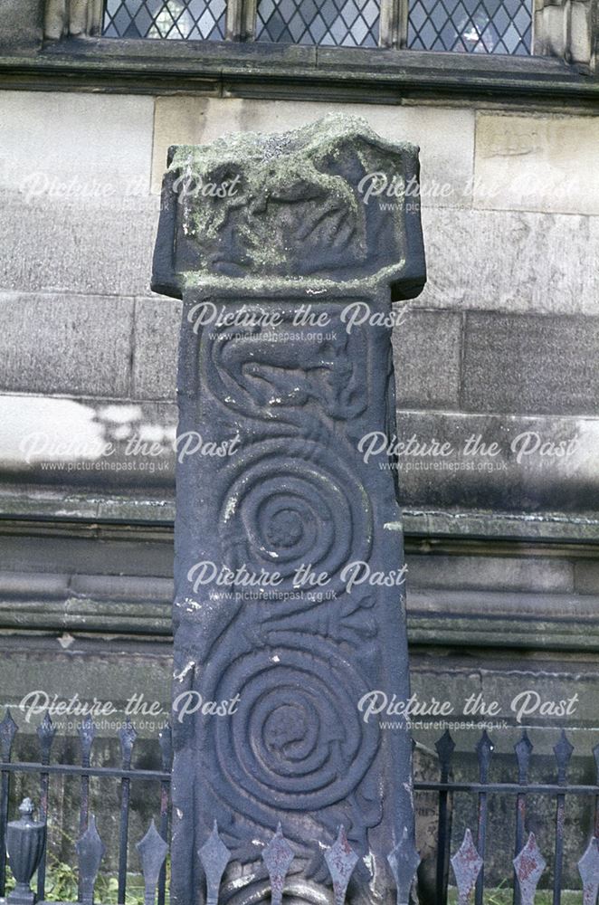 Great Cross at Bakewell Church - Pagan Side