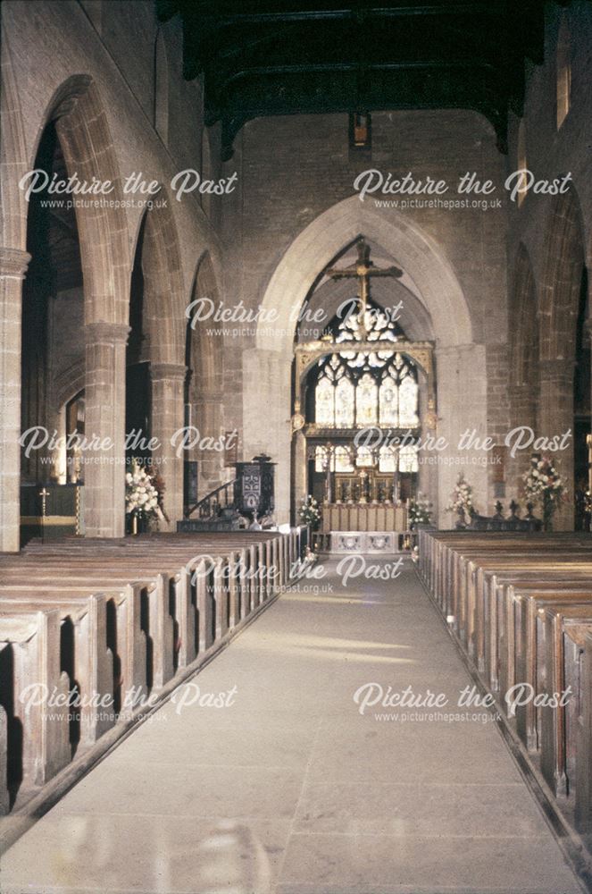 View Down Nave, St. Mary's and All Saints Church, Chesterfield