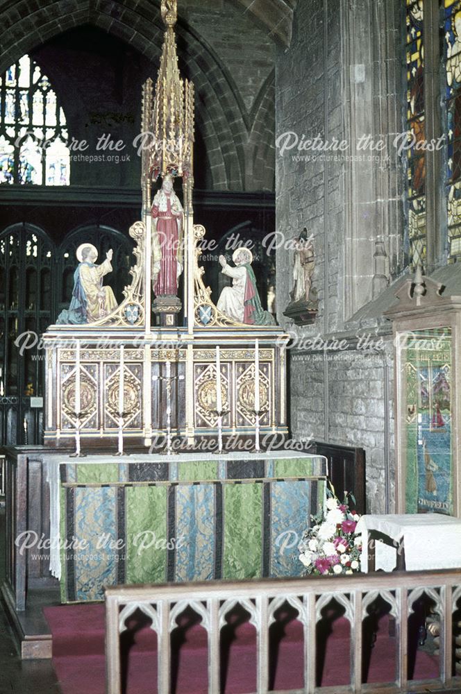St. Peter's Altar in South Aisle, St. Mary's and All Saints Church, Chesterfield