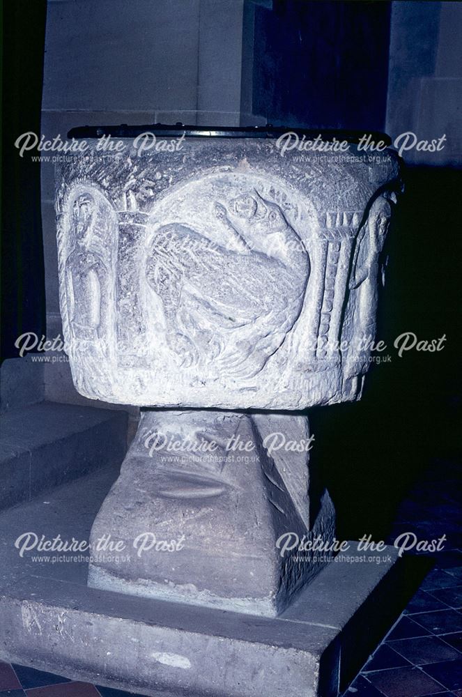 Saxon Font, Church of the Holy Cross, Ilam