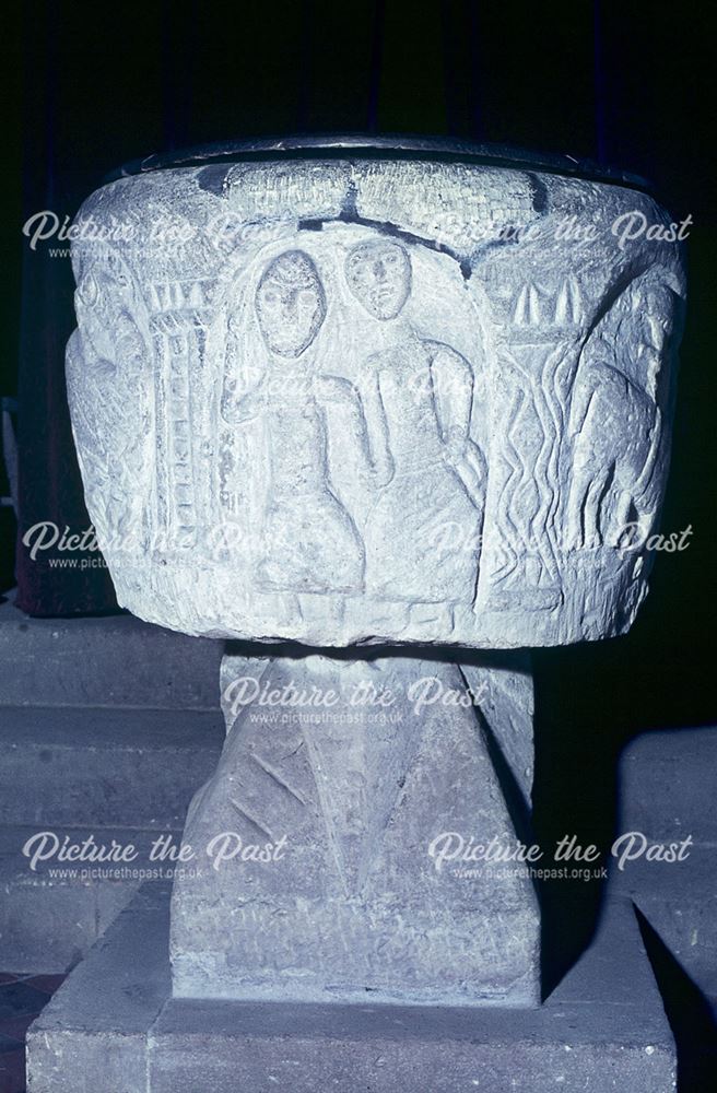 Saxon Font, Church of the Holy Cross, Ilam