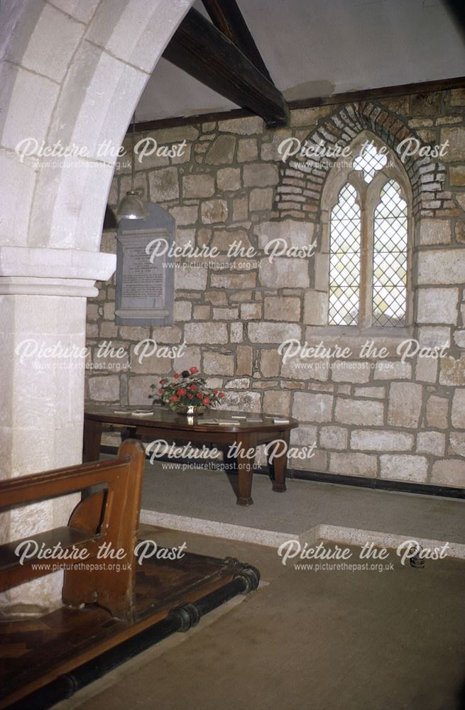 St John the Baptist Church - interior, Boylestone