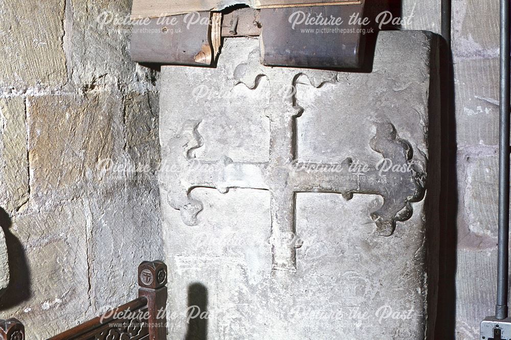 St Michael's Church - cross on slab, Church Square, Melbourne