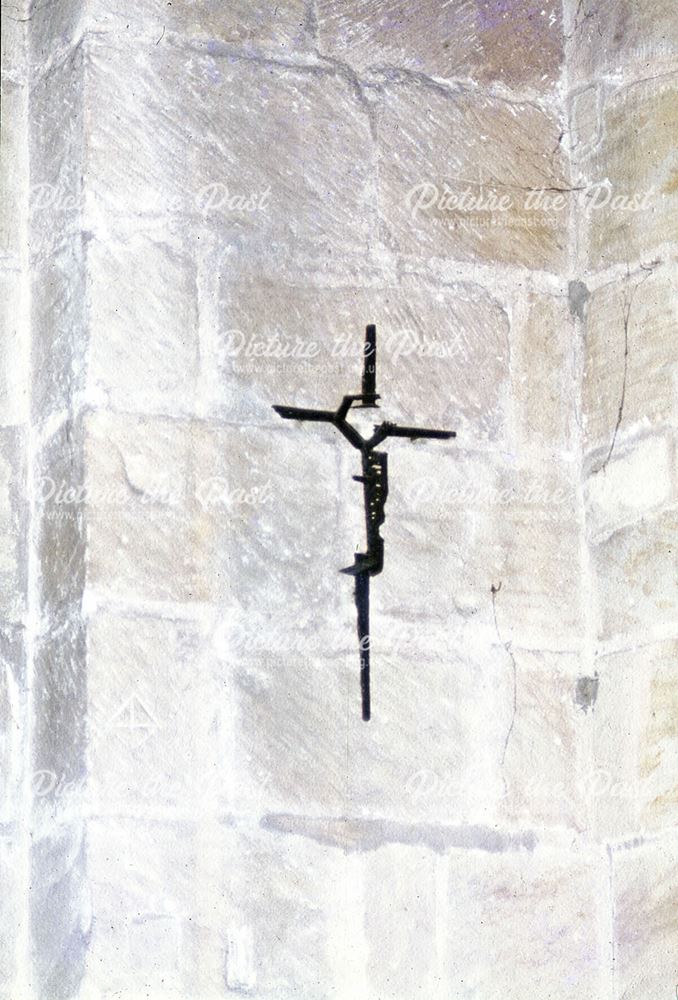 St Michael's Church - cross behind pulpit, Church Square, Melbourne