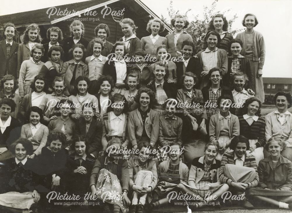 Melandra Dormitory, Amber Valley Camp School, Woolley Moor, Alfreton, 1954