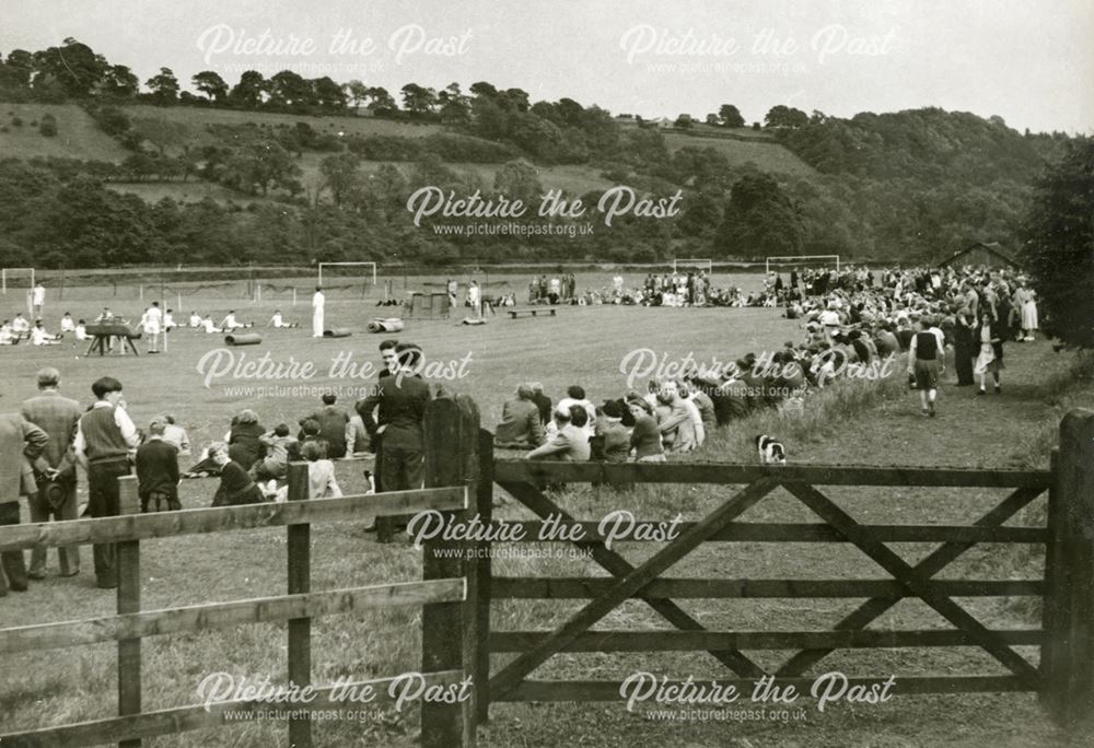 Amber Valley Camp School Playing Fields, Woolley Moor, Alfreton, 1954