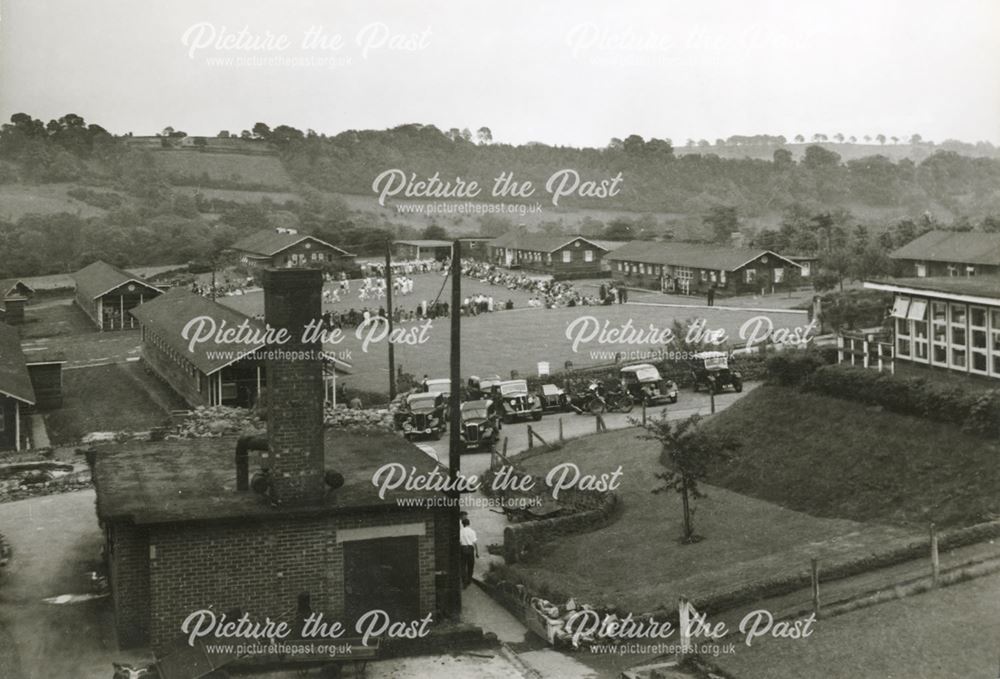 General View, Amber Valley Camp School, Woolley Moor, Alfreton, 1954