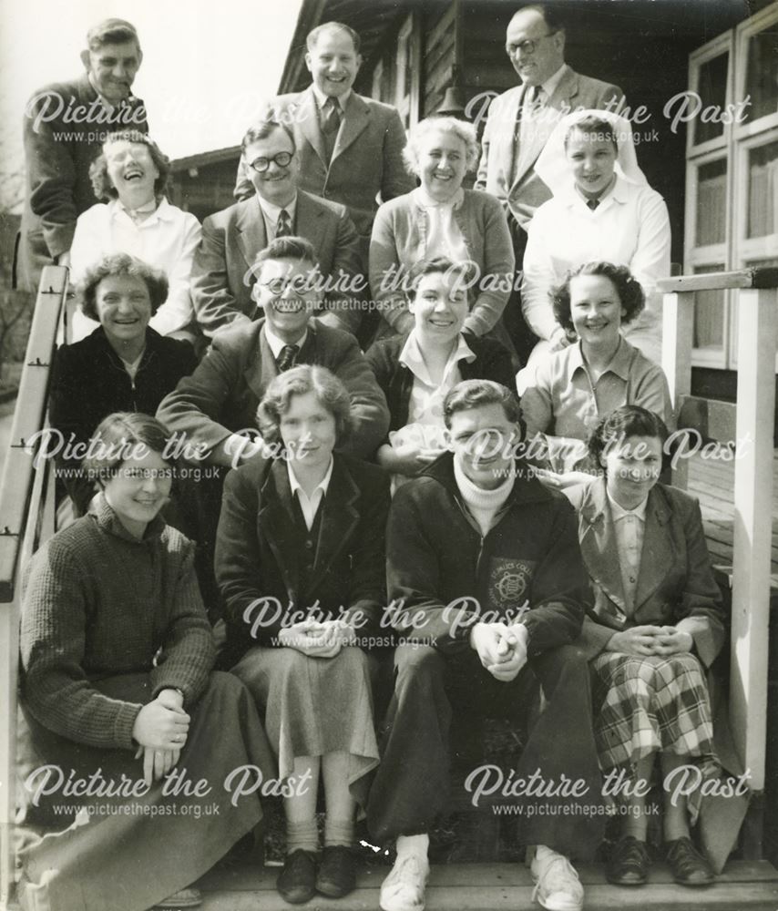 Pipewood School Staff, Blithbury, nr Rugeley, Staffordshire, 1955