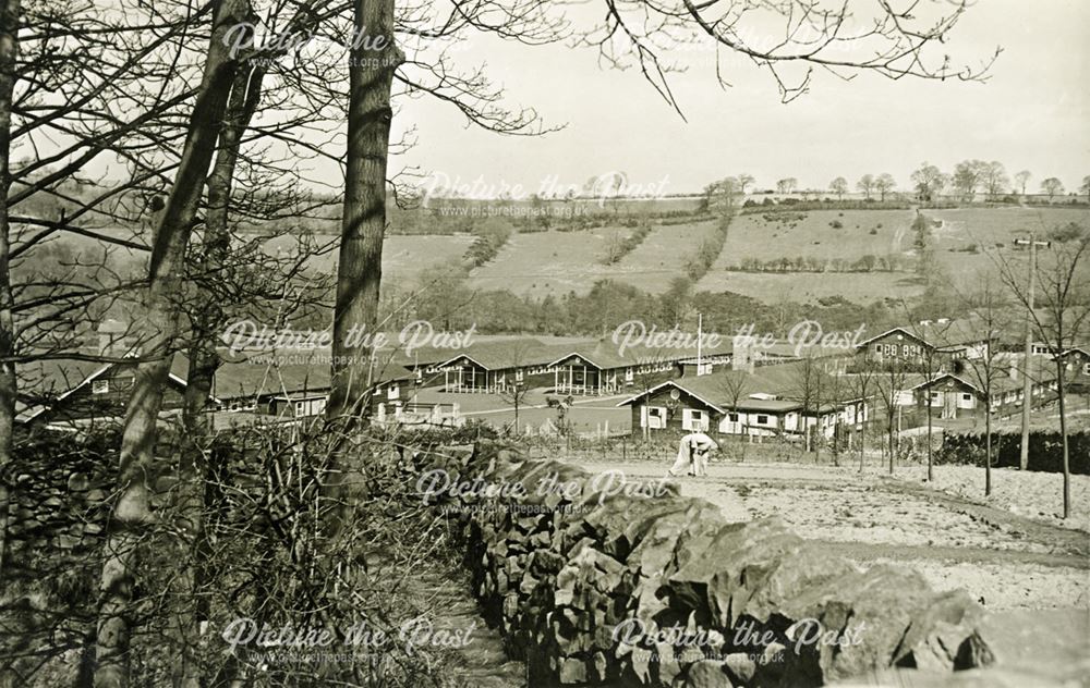 General View, Amber Valley Camp School, Woolley Moor, c 1940s?