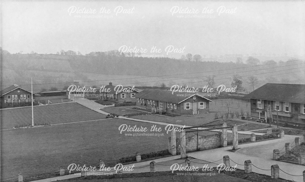 General View, Amber Valley Camp School, Woolley Moor, c 1940s?