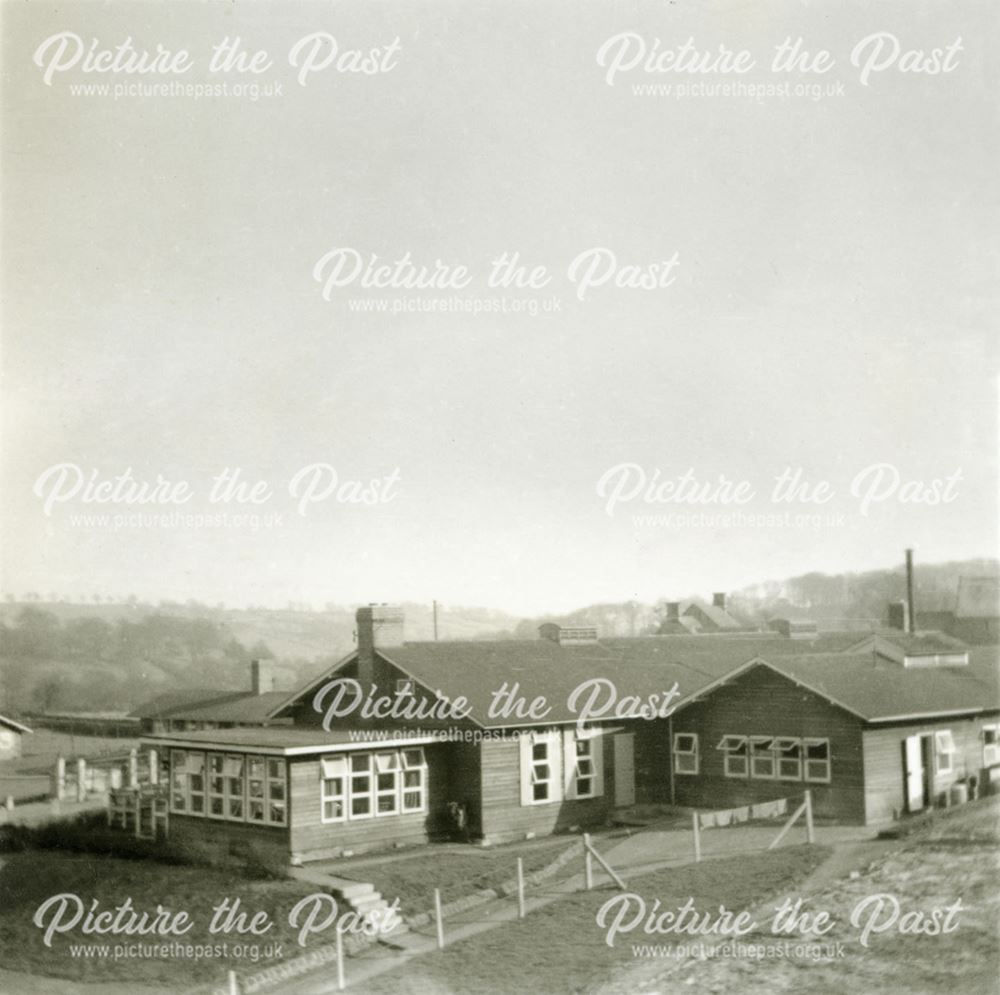 Main Camp Buildings, Amber Valley Camp School, Woolley Moor, c 1940s?