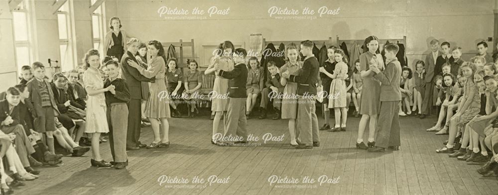 'Now is the time for dancing', Amber Valley Camp School, Woolley Moor, c 1940s-50s