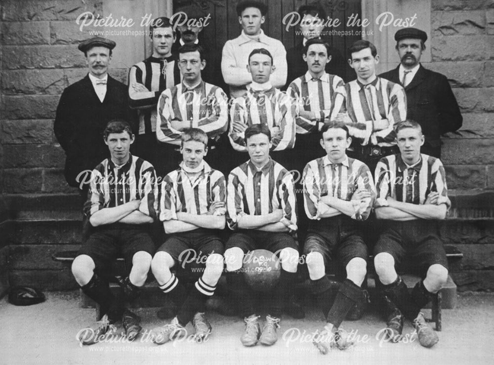 Wesleyan Football Club, Wesleyan Church, Darley Dale, 1909-1910