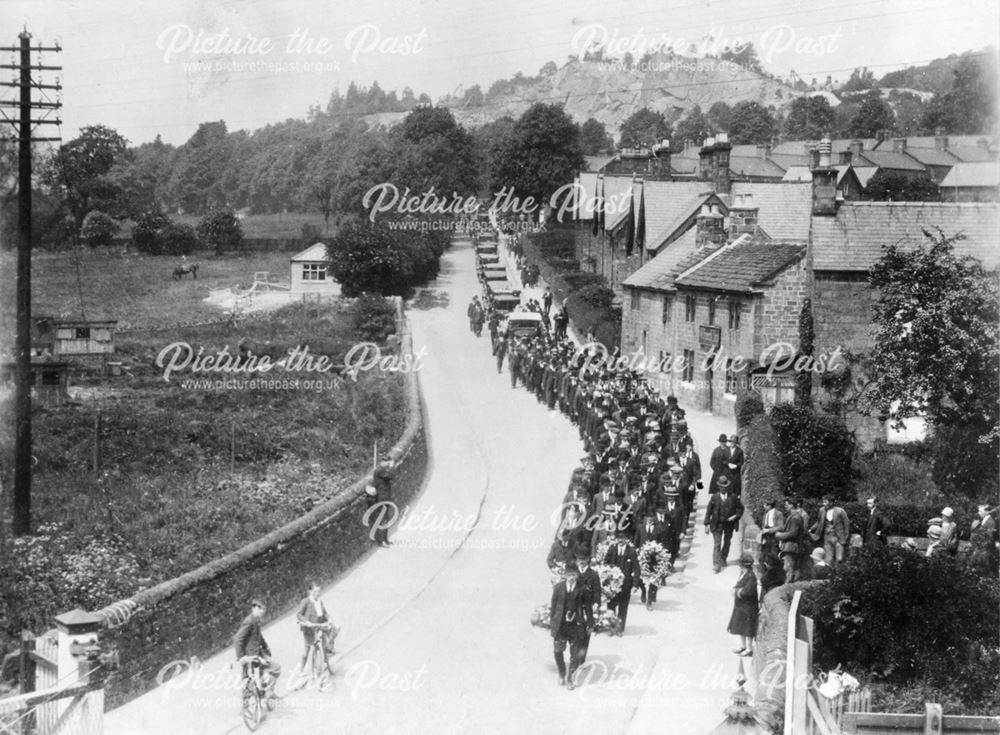 Charles Dawson's Funeral, Darley Dale, 1928