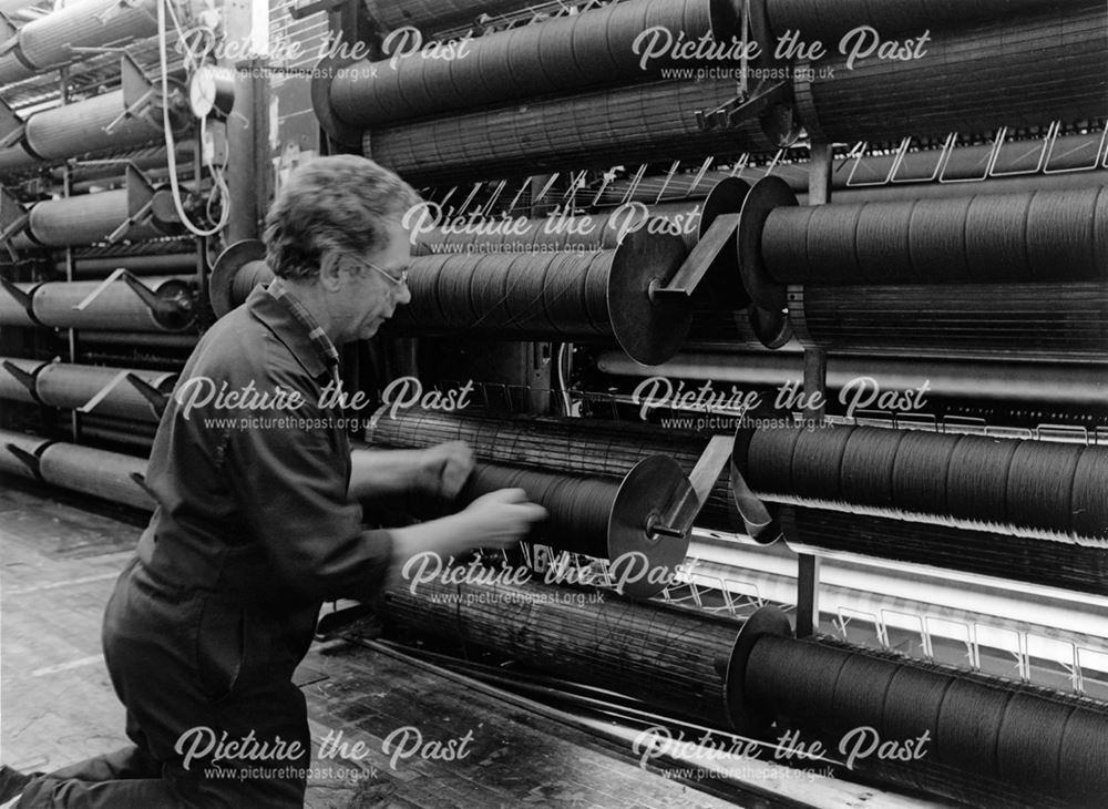 Carding Machine, Paton and Baldwin's Mill, Matlock, c 1980s