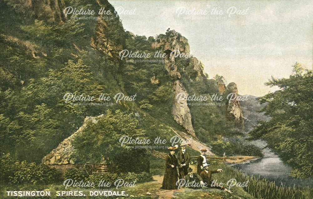 Tissington Spires, Dovedale, 1905