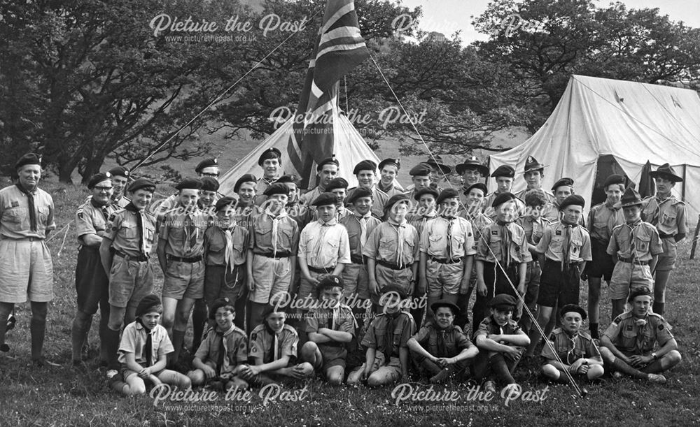 Tideswell Scout Group, Chatsworth, 1965
