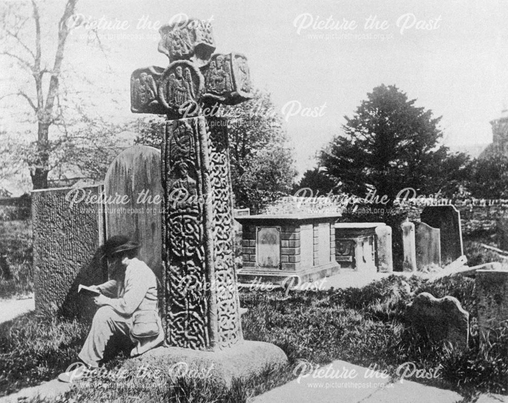 Anglican Cross, Churchyard, Eyam, 1876