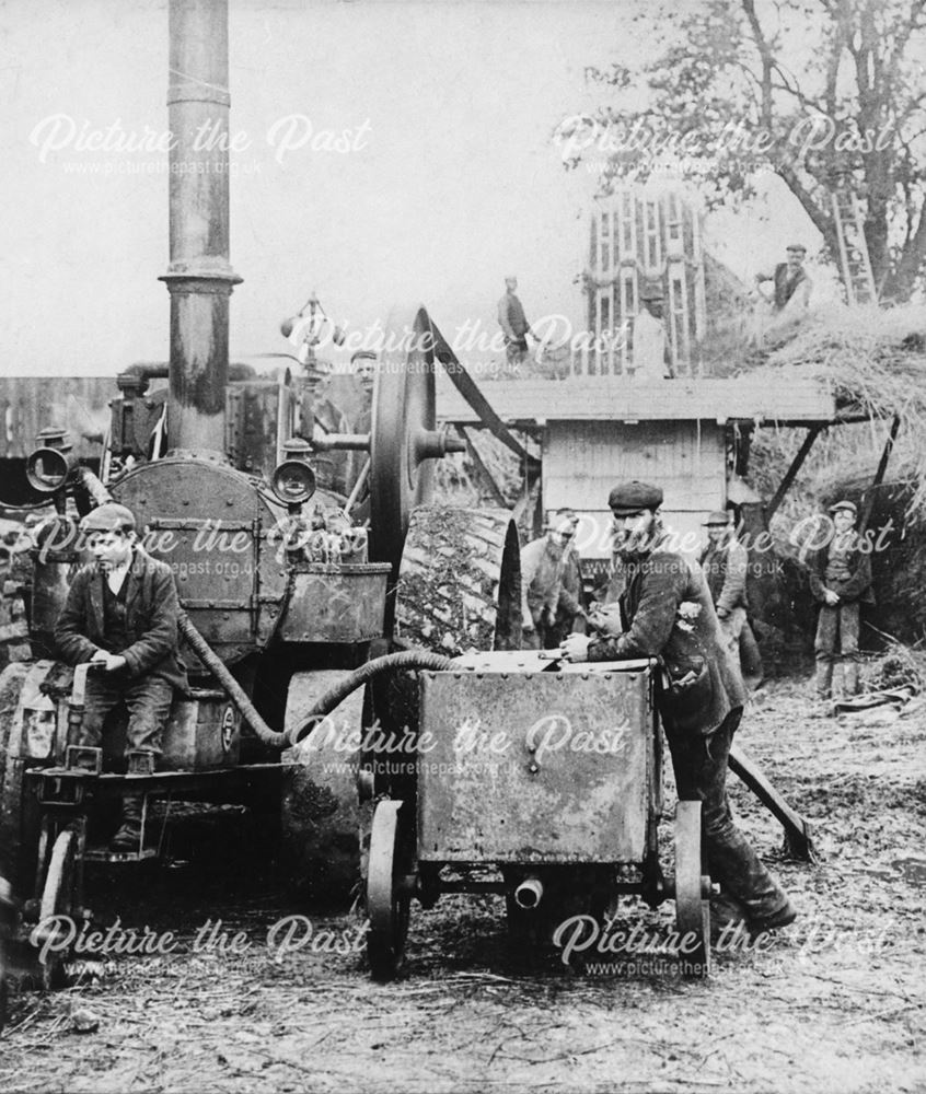 Threshing, c 1900?