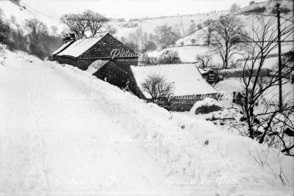 Snow Scene in Monsal Dale, c 1940s