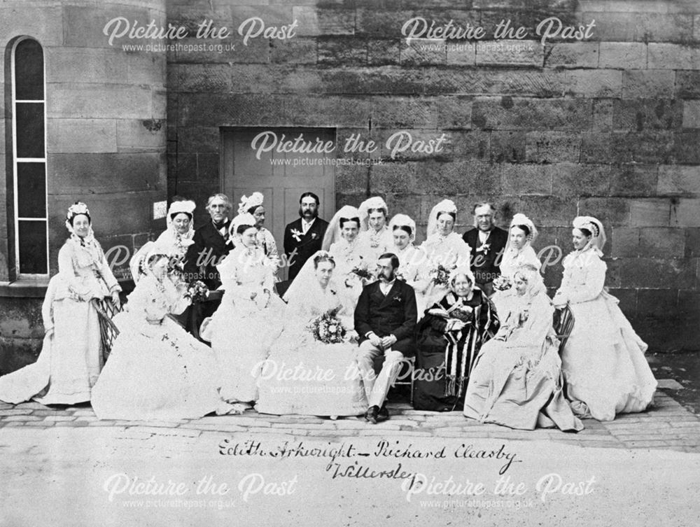 Marriage Party at Willersley Castle, 1870