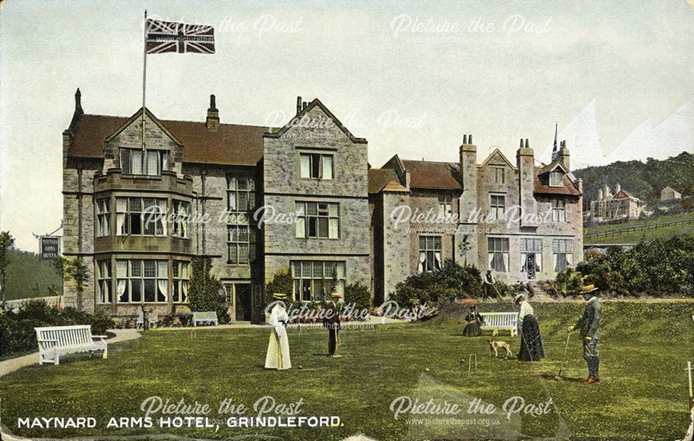 Maynard Arms Hotel, Grindleford, c 1908