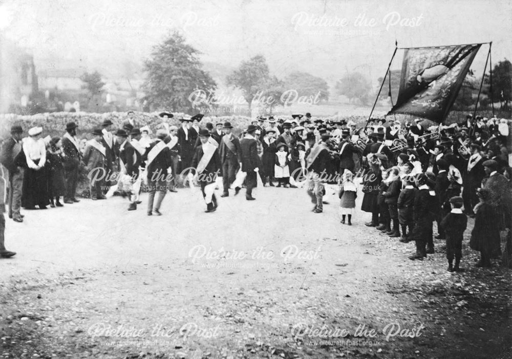 The Taddington Morris Dance, Club Feast Day, c 1900