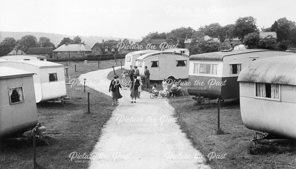 Caravan Holidays and Holiday Makers, Two Dales, c 1960